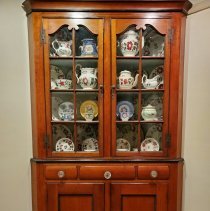 Corner cupboard, circa 1830